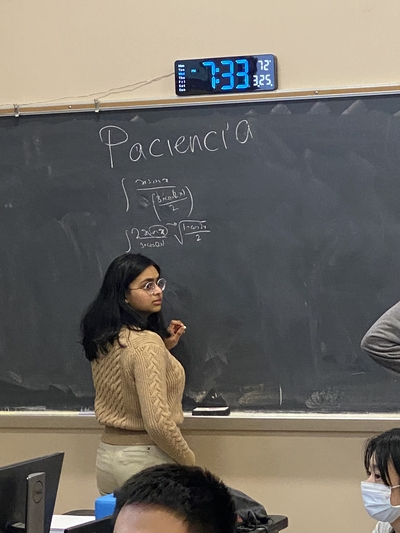 Paciencia at the Board Paciencia at the Board